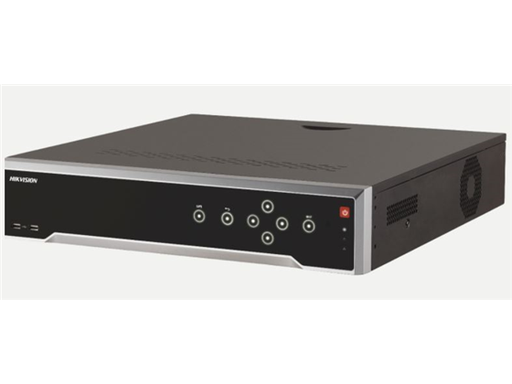 [91755] NVR HIKVISION, 32 CANALES , 4K, 4 SATA, NETWORK VIDEO RECORDER, HDMI H.265 + / H.265 / H.264 + / H.264, 16 CANALES FISICO POE Y 16 CANALES POR RED