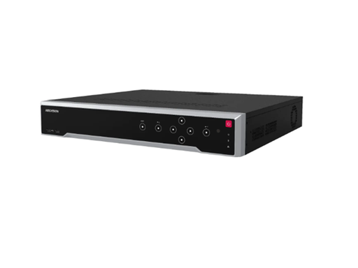 [95368] NVR HIKVISION, 32 CANALES, 4K, 4 BAHÍAS DE DISCO DURO, HASTA 12MP, SOPORTA POS, 32 CANALES POR RED.  24 PUERTOS POE