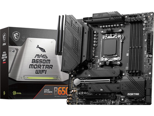 [95406] MB MSI MAG B650M MORTAR WIFI AM5 AMD B650 SATA 6GB/S DDR5 RYZEN 7000 MICRO ATX