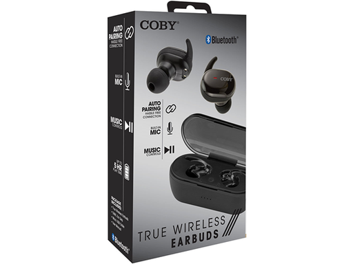 [89617] AUDIFONO CON MICROFONO COBY WIRELESS, BLUETOOTH 5.0, , CONTROL DE VOLUMEN,PAUSA Y REPRODUCCION, ANTERIOR Y SIGUIENTE, SOUND STEREO, INCLUYE CAJA CARGADOR. (CETW-554-BLK).