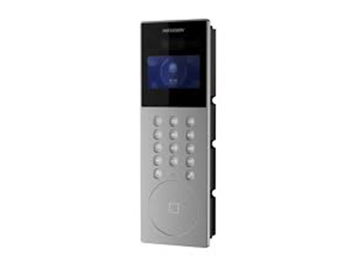 [94428] VIDEOPORTERO IP HIKVISION (INTERCOM),  MULTIAPARTAMENTO CON RECONOCIMIENTO FACIAL, LLAMADA A APP HIKCONNECT (REQUIERE DS-KH6320-WTE1), PROTECCIÓN IP65,APERTURA POR ROSTRO, TARJETA O APP