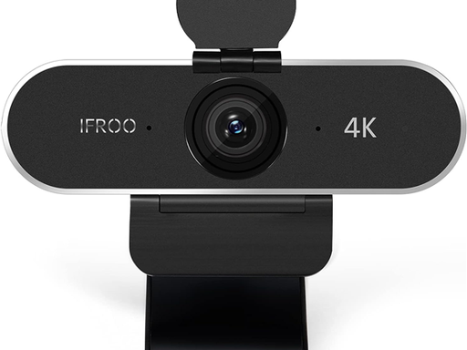 [95434] CAMARA WEB IFROO 4K, 8MP, USB 3.0, CUBIERTA DE PRIVACIDAD, NEGRO