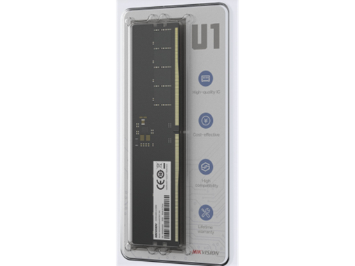 [95456] MEMORIA 16GB (1RX16GB) HIKVISION, P/DESKTOP, 4800MT/S, DDR5, U1 RTL GAMING, PC4-38400, CL40 DIMM 288-PIN 1.1 RET