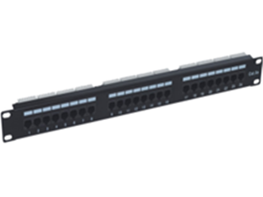 [95500] PATCH PANEL CLICK CAM DE 24 PUERTOS, CAT5E, 1U