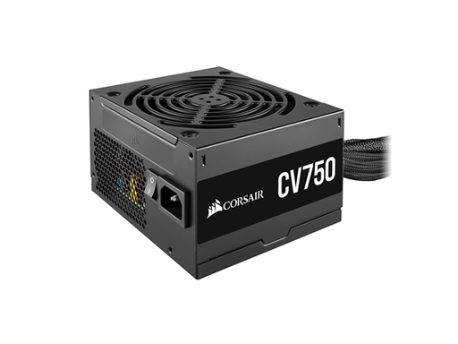 [95567] POWER SUPPLY CORSAIR 750 WATTS, 80 PLUS BRONZE (CV750), CONECTORES PCI-E X2, SATA X5, PATA X4, COLOR NEGRO, (CP-9020237-NA)