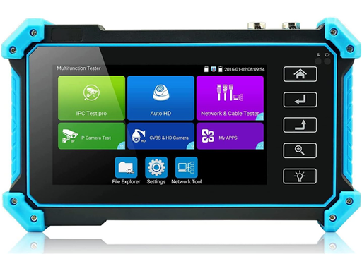 [95584] PROBADOR DE CAMARA IP UNILOOK IPC-5200, 5 EN 1, 8MP, AHD,CVI, TVI, CVBS, PROBADOR SOPORTE POE PTZ WIFI RS485 HDMI, VGA ENTRADA DC12V SALIDA
