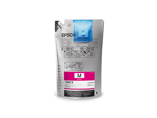 [95647] BOLSA DE TINTA EPSON  ULTRACHROME T46C320 MAGENTA  1 BOLSA DE 1100ML PARA F6370, F9470/F9470H.
