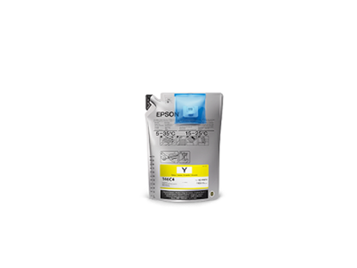 [95643] BOLSA DE TINTA EPSON  ULTRACHROME T46C620 AMARILLO FLUORESCENTE 1 BOLSA DE 1100ML PARA F6370, F9470/F9470H.