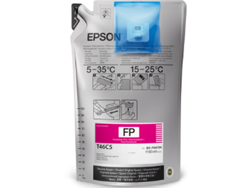 [95644] BOLSA DE TINTA EPSON  ULTRACHROME T46C520 ROSADO FLUORESCENTE  1 BOLSA DE 1100ML  PARA F6370, F9470/F9470H.
