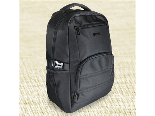 [95686] BULTO DE NOTEBOOK KLIPX EMBLEM 15.6" TIPO MOCHILA, COMPARTIMIENTO PARA TABLETA HASTA 12", HASTA 39 LIBRAS, GRIS (KNB-582)
