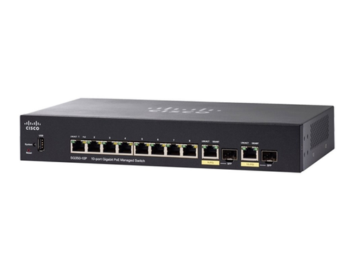 [87913] SWITCH CISCO DE 10 PUERTOS GIGABIT MANAGED SWITCH POE.