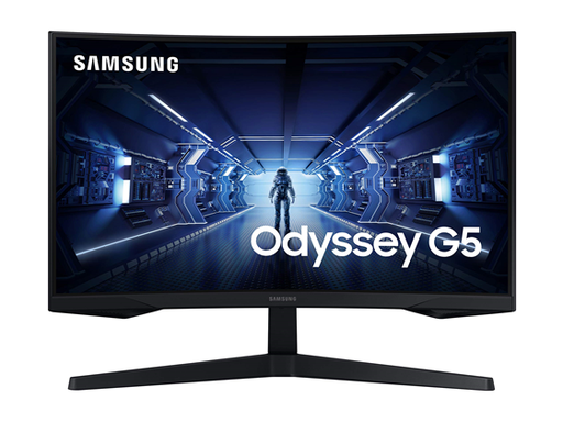 [95828] MONITOR SAMSUNG 27" (2.560 X 1.440) ODYSSEY CURVO 1000R, 144 HZ, 1MS, 1 MPRT, HDR10, AMD FREESYNC PREMIUN (LC27G55TQBNXZA)