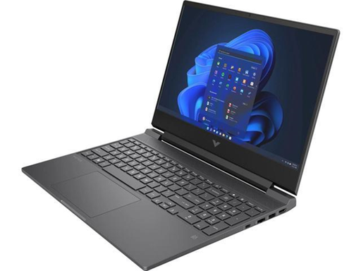 [95855] LAPTOP HP VICTUS 15-FB1013 GAMING 15.6" IPS FHD 144HZ, RYZEN 5 7535HS 6 CORE 3.3GHZ, 8GB DDR5, 512GB SSD M.2, GRAFICOS NVIDIA RTX 2050 4GB DDR6, PUERTOS 2X USB-A 3.2, 1X HDMI 2.1, 1X GBE LAN, 1X USB-C, LECTOR DE TARJETA SD, BACKLIT, WIFI 6, BT 5.3, WINDOW 11 HOME INGLES, MICA (845A2UA#ABA)