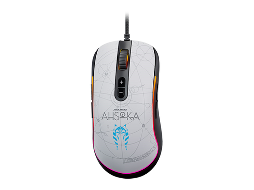 [96014] MOUSE PRIMUS AHSOKA TANO GLADIUS 12400T, OPTICO USB, 8 BOTONES, VELOCIDAD AJUSTABLE ENTRE 800 A 12400 DPI, COLORES RGB AJUSTABLE CON SOFTWARE (PMO-S203AT)