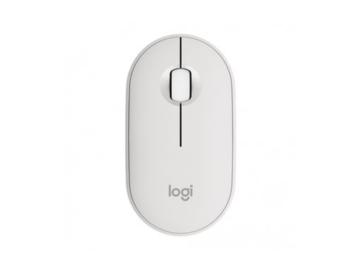 [96036] MOUSE LOGITECH M350S PEBBLE  INALAMBRICO OPTICO COLOR (OFF-WHITE) BLUETOOTH - LA BATERÍA PUEDE DURAR HASTA UN AÑO SIN CAMBIARLA.