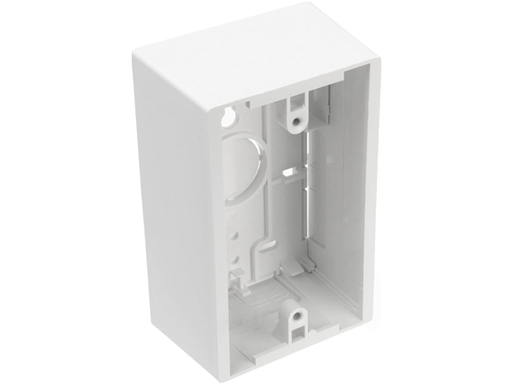 [96092] SURFACE MOUNT BACKBOX, 1.89" PROFUNDIDAD, BLANCO