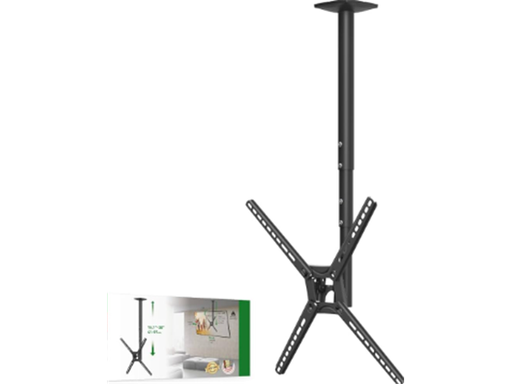 [96097] SOPORTE PARA TV, BARKAN DE TECHO DE 19" A 65", 3 MOVIMIENTOS, CARGA MAXIMA 88 LBS/ 40 KGS, NEGRO (3500B.B)