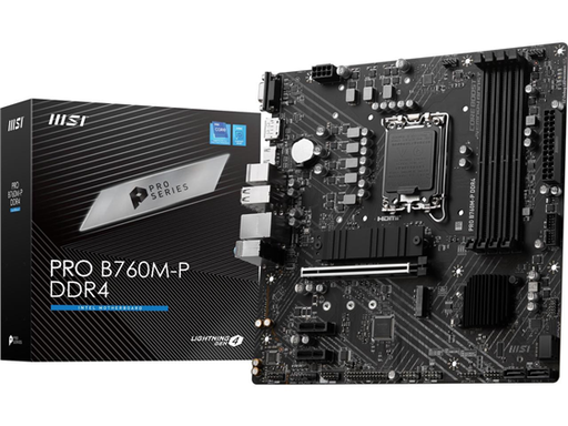 [96099] MB MSI PRO B760M-P DDR5 LGA 1700 INTEL B760 SATA 6GB/S MICRO ATX