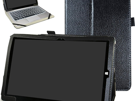 [96249] COVER AZZSY PARA CHUWI HI10 X 10.1", FOLIO A STAND, PIEL PU, NEGRO