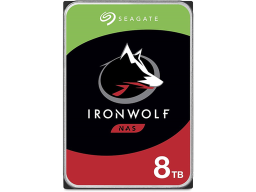 [96261] DISCO DURO 8TB INTERNO SEAGATE PARA NAS IRONWOLF 3.5'', 7200RPM SATA 6GBPS 256MB CACHE (ST8000VN004)