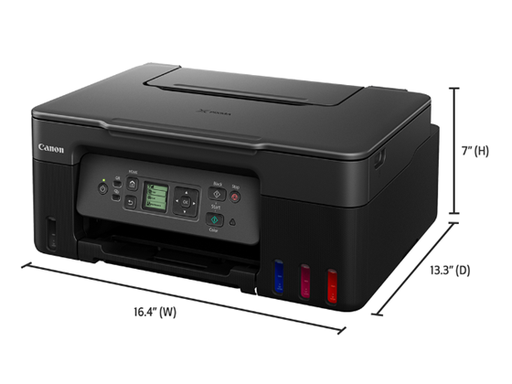 [96340] IMPRESORA MULTIFUNCIONAL CANON PIXMA G3170, INYECCION DE TINTA, WIFI, COLOR, 11PPM EN NEGRO Y 6 PPM EN COLOR, USB 2.0, IMPRIME HASTA 6000 Y 7700 EN COLOR, RESOLUCION 4800X1200 DPI EN COLOR, 600X600 DPI EN NEGRO, PANTALLA LCD DE 1.35"