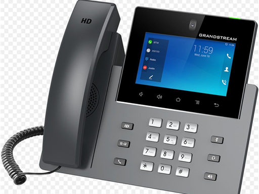 [96371] TELEFONO IP GRANDSTREAM GXV3350, VIDEOTELEFONO ANDROID 7, 1 MEGAPIXEL, PANTALLA TACTIL TFT LCD HD DE 5,0” (1280×720) DE 5 PUNTOS.