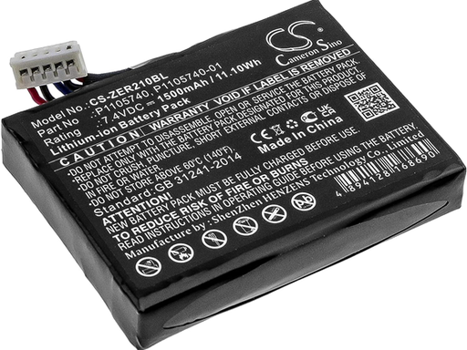 [96395] BATERIA PARA IMPRESORA ZEBRA, 7.4V