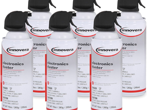 [96426] LIMPIADOR DE AIRE COMPRIMIDO INNOVERA IVR10016, 10OZ, PAQUETE DE 6
