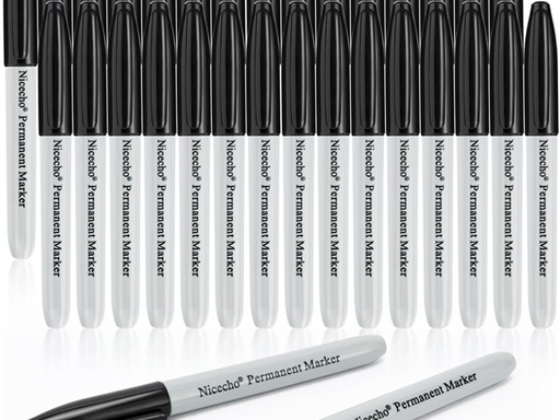 [96424] MARCADORES PERMANENTES, NEGRO, PAQUETE DE 30