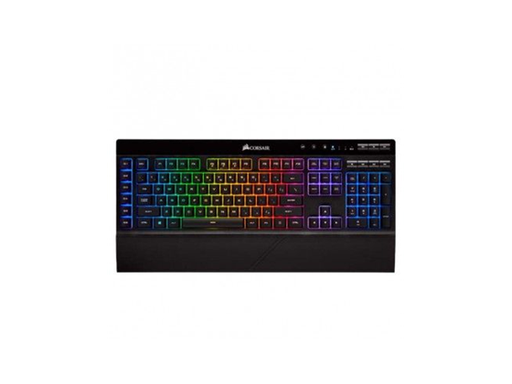 [96471] TECLADO CORSAIR K55 PRO XT, GAMING, RGB, USB, 111 KEYS, COMPATIBLE CON ICUE, RESISTENTE A DERRAMES, ESPAÑOL, (CH-9226715-SP)
