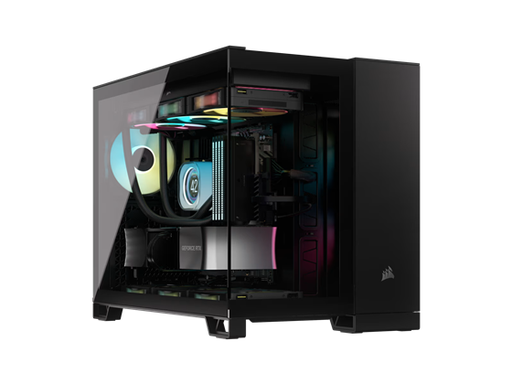 [96463] CASE CORSAIR 2500X MID TOWER DUAL CHAMBER, SOPORTA MOTHERBOARD MATX & MITX, NEGRO, USB-A 3.2 GEN 1 X2, USB-C GEN 2 AUDIO IN / OUT, 2X 2.5" SSDS - 2X 3.5" HDDS, PANEL LATERAL Y TOPE EN CRISTAL TEMPLADO, SOPORTA POWER SUPPLY ATX (CC-9011265-WW)