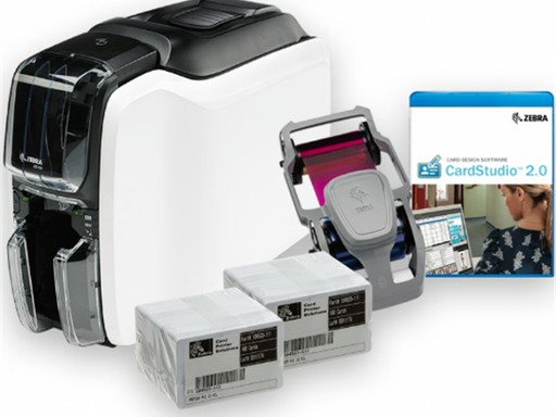 [96508] IMPRESORA PARA TARJETAS DE IDENTIFICACION ZEBRA ZC11, SERIE ZC100, UN LADO, SUBLIMACION DE TINTA, 300PPP, 2GB MEMORIA FLASH, INTERFAZ: USB 2.0, LICENCIA CARDSTUDIO 2.0, 200 TARJETAS DE PVC, YMCKO RIBBON (200 IMÁGENES.