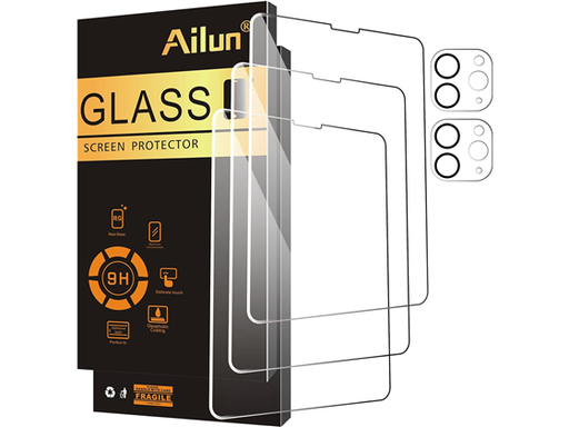 [96504] PROTECTOR DE PANTALLA PARA IPAD PRO 11", VIDRIO TEMPLADO, PAQUETE DE 3 + 2 PROTECTOR PARA LA CARA