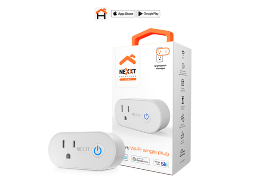 [96634] TOMACORRIENTE SMART NEXXT, 1 ENTRADA PROGRAMABLE PARA ENCENDIDO Y APAGADO POR SOFTWARE, ALERTA POR APLICACIÓN Y AGENDA DE USO. (NHP-S611)