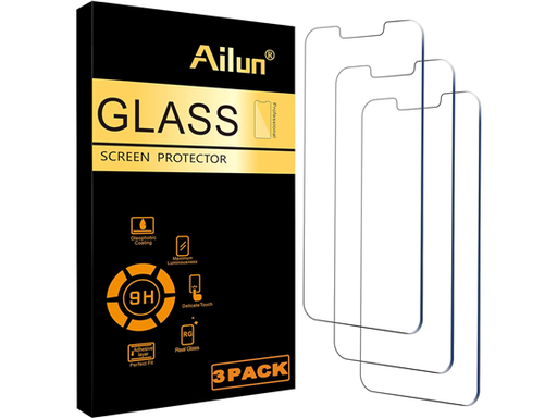 [96670] PROTECTOR DE PANTALLA PARA IPHONE 14 6.1", VIDRIO TEMPLADO, CLEAR, PAQUETE DE 3