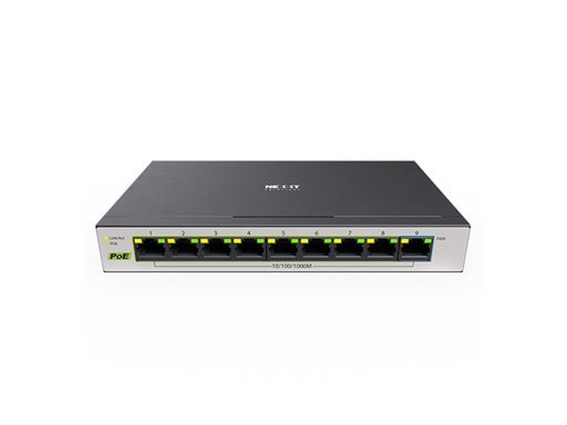 [96816] SWITCH DE SOBREMESA NEXXT VERTEX V900P, 9 PUERTOS POE+ GIGABIT, 65W MAX, (NSW-V900P)