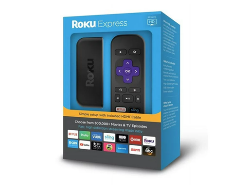 [96826] ROKU EXPRESS - HD 2022 STREAMING - PUERTO HDMI HIGH SPEED PARA CONVERTIR TV NORMAL EN SMART TV, CONTROL REMOTO (3900RW)