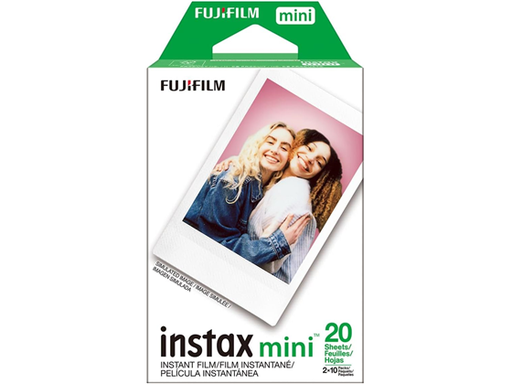 [96837] HOJAS PARA CAMARA FUJIFILM INSTAX MINI, 20 HOJAS, BLANCO, PAQUETE DE 2