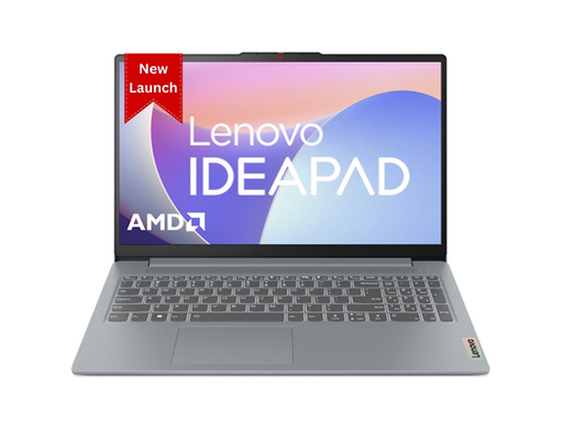 [96863] LAPTOP LENOVO IDEAPAD SLIM 3 15AMN8 15.6" FHD, AMD RYZEN 5 7520U QUAD CORE 2.8 GHZ, 8GB DDR4, 512GB, AMD RADEON GRAPHIC, WIN 11 HOME 64-BIT, BT 5.2 / WIFI 6, FINGER PRINT READER, CARD READER, HDMI 1.4, 1X USB-C 3.2 GEN1, 2X USB-A 3.2 GEN 1, USB 3.2 GEN 1 (POWER/DISPLAYPORT) NO LAN, ARTIC GRAY (82XQ008GIN)
