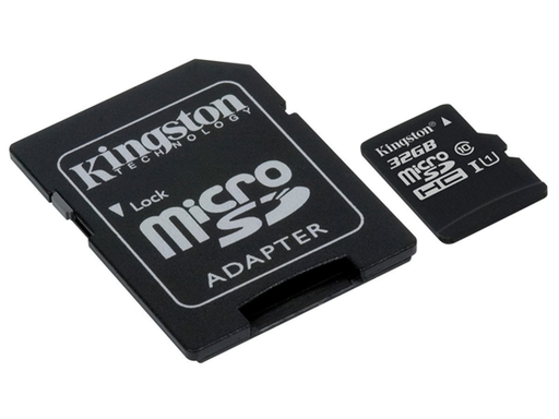 [85158] MEMORIA MICROSD 32GB KINGSTON, SDC, CLASE 10 UHS-I.INCLUYE ADAPTADOR SD.