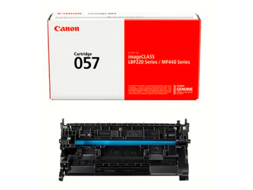 [91166] TONER CANON 057 NEGRO, ALTO RENDIMIENTO (RENDIMIENTO APROX. 3,100 PAG) COMPATIBLE MULTIFUNCIONAL IMAGECLASS LBP226DW, LBP445DW, MF445DW, MF448DW,