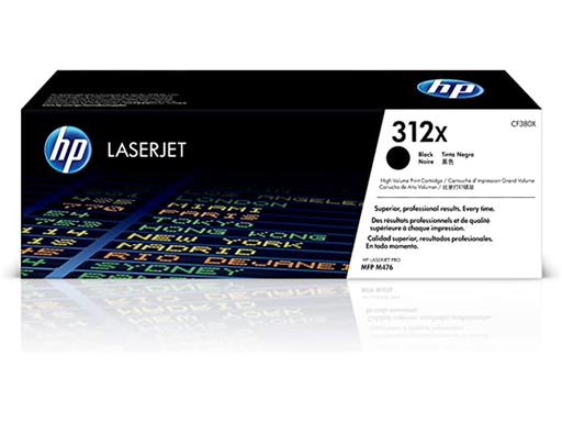 [92521] TONER HP 312X - CF380X -  NEGRO - 4,400 PAGINAS - PARA IMPRESORA COLOR LASERJET PRO - MFP M476NW, M476DN Y M476DW