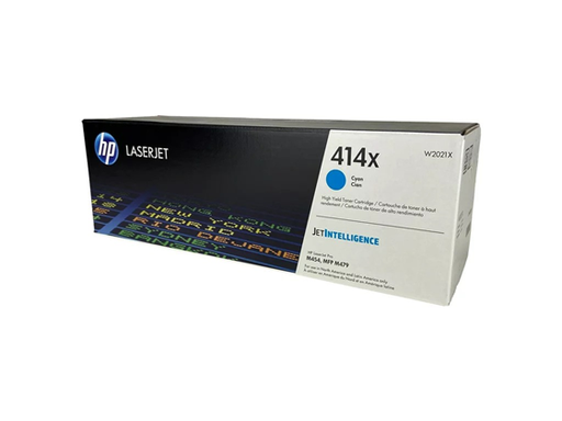 [96808] TONER 414X - W2021X - CYAN - ALTO RENDIMIENTO - 6,000 PAGINAS - PARA LASERJET - M454DN - M454DW - M479FDW - M479DW