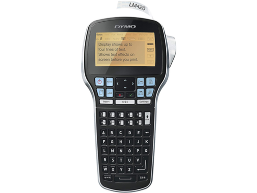 [96980] IMPRESORA DYMO LABELMANAGER 420P, ELECTRONIC LABEL MAKER, NEGRO/PLATA