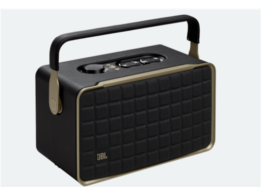 [97001] BOCINA  JBL AUTHENTICS 300, ALTAVOZ INTELIGENTE Y DISEÑO RETRO CON WIFI, BLUETOOTH Y ASISTENTES DE VOZ, CONEXION POR BLUETOOTH, CONTROLES INTUITIVOS, BATERÍA INTEGRADA PARA 8 HORAS Y APLICACION JBL ONE (JBLAUTH300BLKAM)