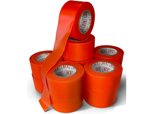 [97044] CINTA TAPE ACE, 1.5" ANCHO, 150' LARGO, NARANJA, PAQUETE DE 12