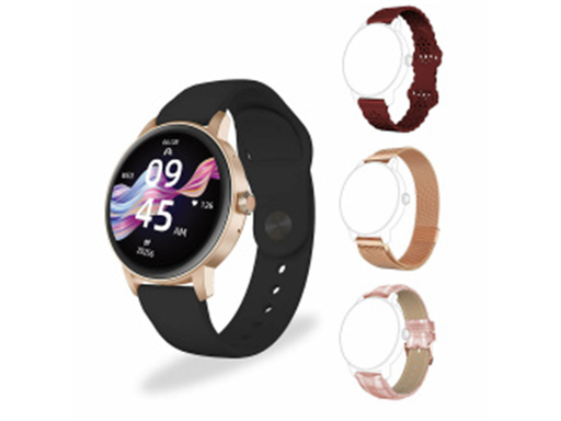 [97071] SMARTWATCH  (RELOJ INTELIGENTE) ARGOM, SKEIWATCH C30 - CAJA DE ALUMINIO DORADO- 4 CORREAS INCLUIDAS (ROJO,GOLD, ROSEGOLD,NEGRO) - TOTALMENTE TÁCTIL - IP67 RESISTENTE AL POLVO Y AL AGUA -168 HORAS DE CARGA- GPS Y BLUETOOTH INTEGRADO, FRECUENCIA CARDÍACA, MONITOREA LA PRESION SANGUINEA Y NIVEL DE OXIGENO EN LA SANGRE,MICROFONO INCORPORADO,COMPATIBLE TANTO CON EL SISTEMA ANDROID COMO IOS.(ARG-WT-6030RG)