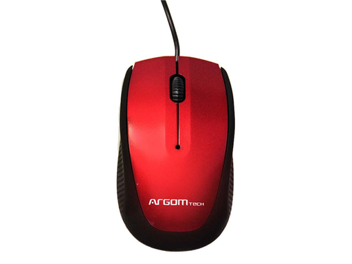 [104570] MOUSE ARGOM USB 3D ROJO