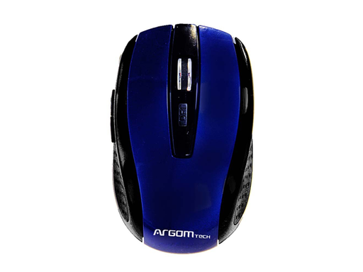 [104573] MOUSE ARGOM INALÁMBRICO,2.4GHZ 800/1600 DPI ,AZUL, ALCANCE DE HASTA 10 METRO DE DISTANCIA,2 PILAS AAA. (ARG-MS-0032L)