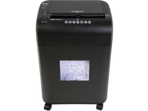 [104626] TRITURADORA DE PAPEL ROYAL SF910, 9/100 HOJAS DE MICRO CORTE, TRITURA GRAPAS Y TARJETAS DE CRÉDITO, RUEDAS INTEGRADAS.